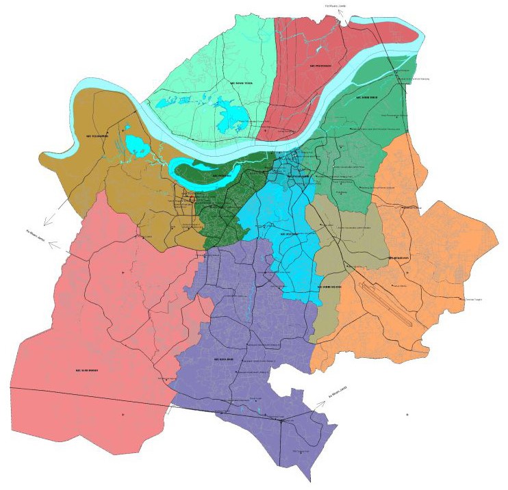Peta Kota Jambi